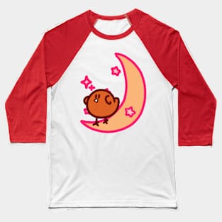 Moon Bird Baseball T-Shirt